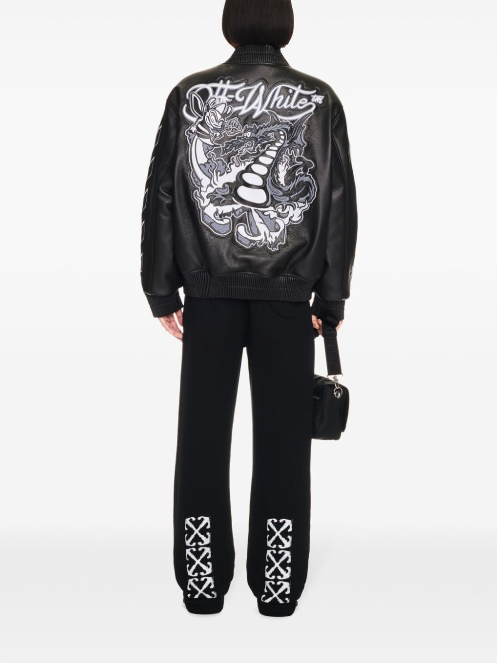 patchwork bomber jacket - 4
