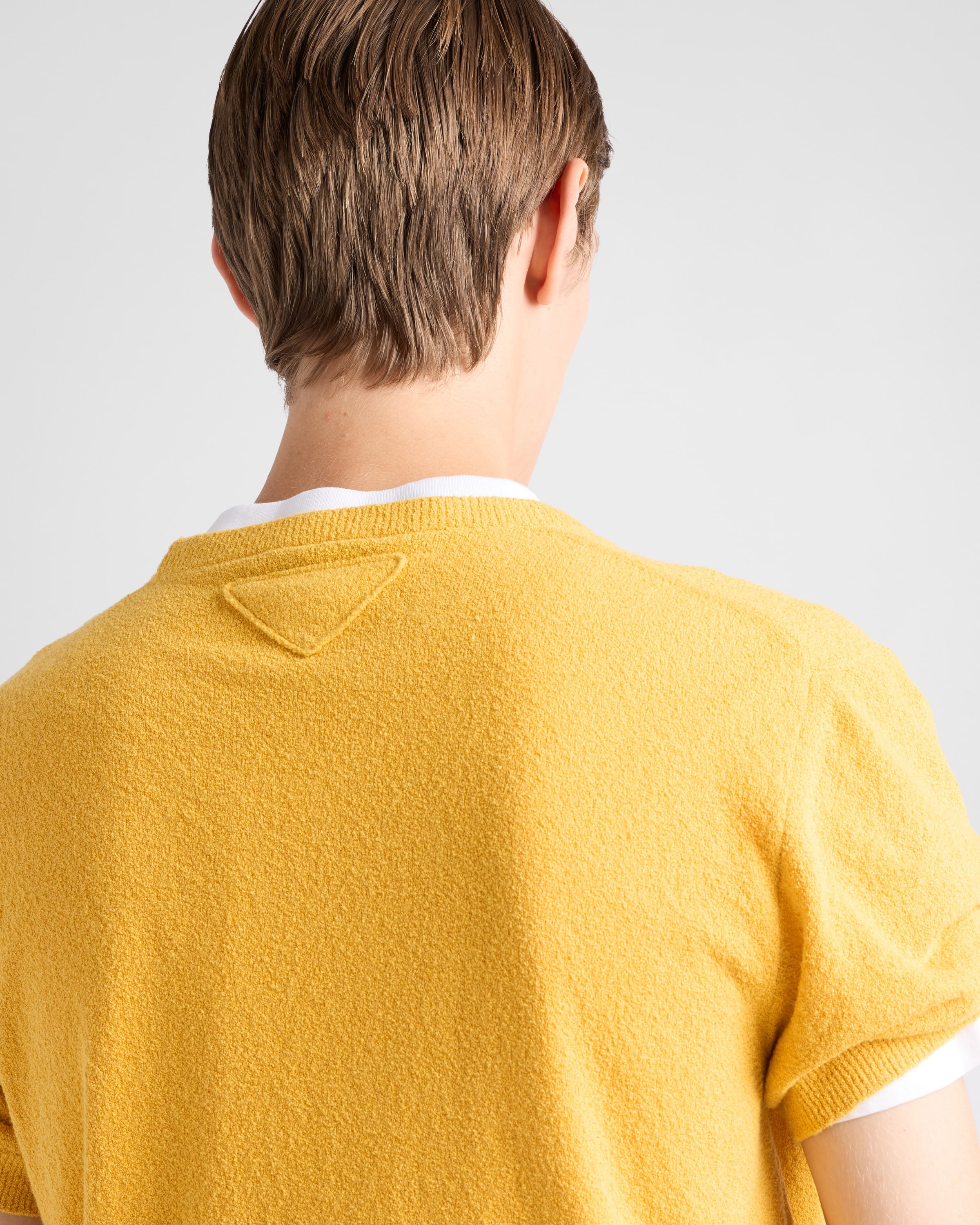 Short-sleeved cotton sweater - 3