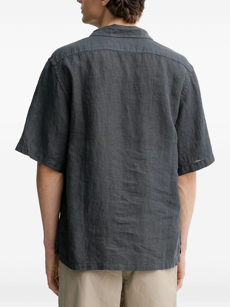 BARENA linen polo shirt outlook