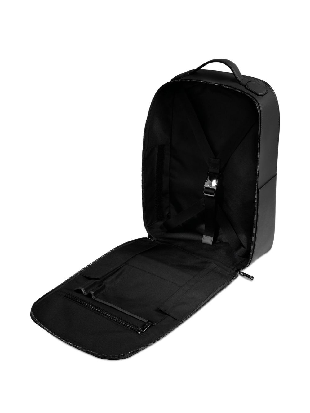 leather top-handle backpack - 3