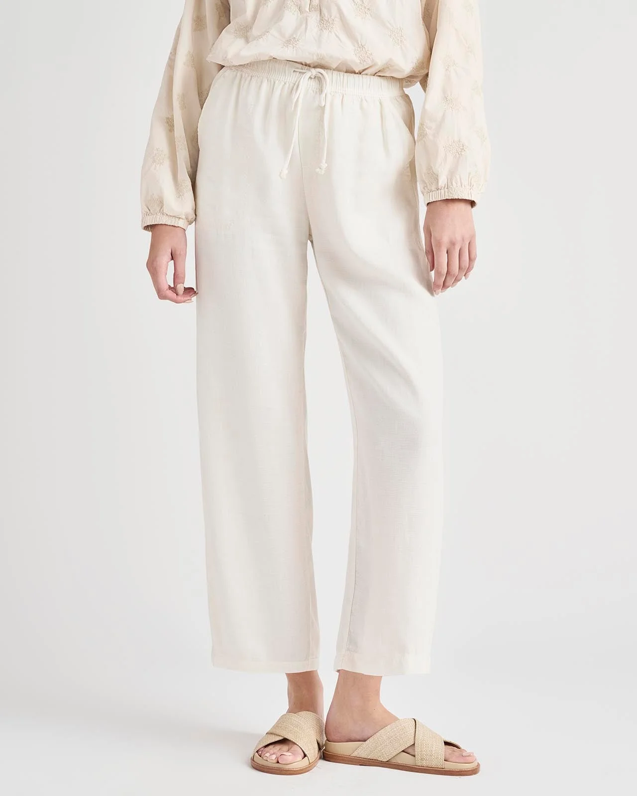 Angie Crop Wide Leg Pant - 1