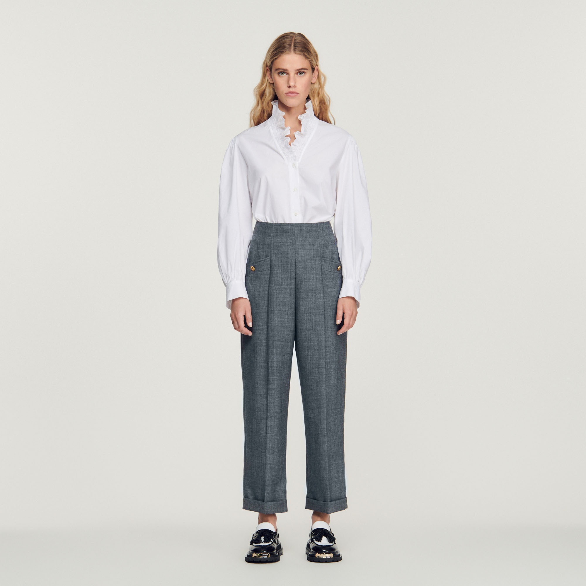High-waisted pants - 3