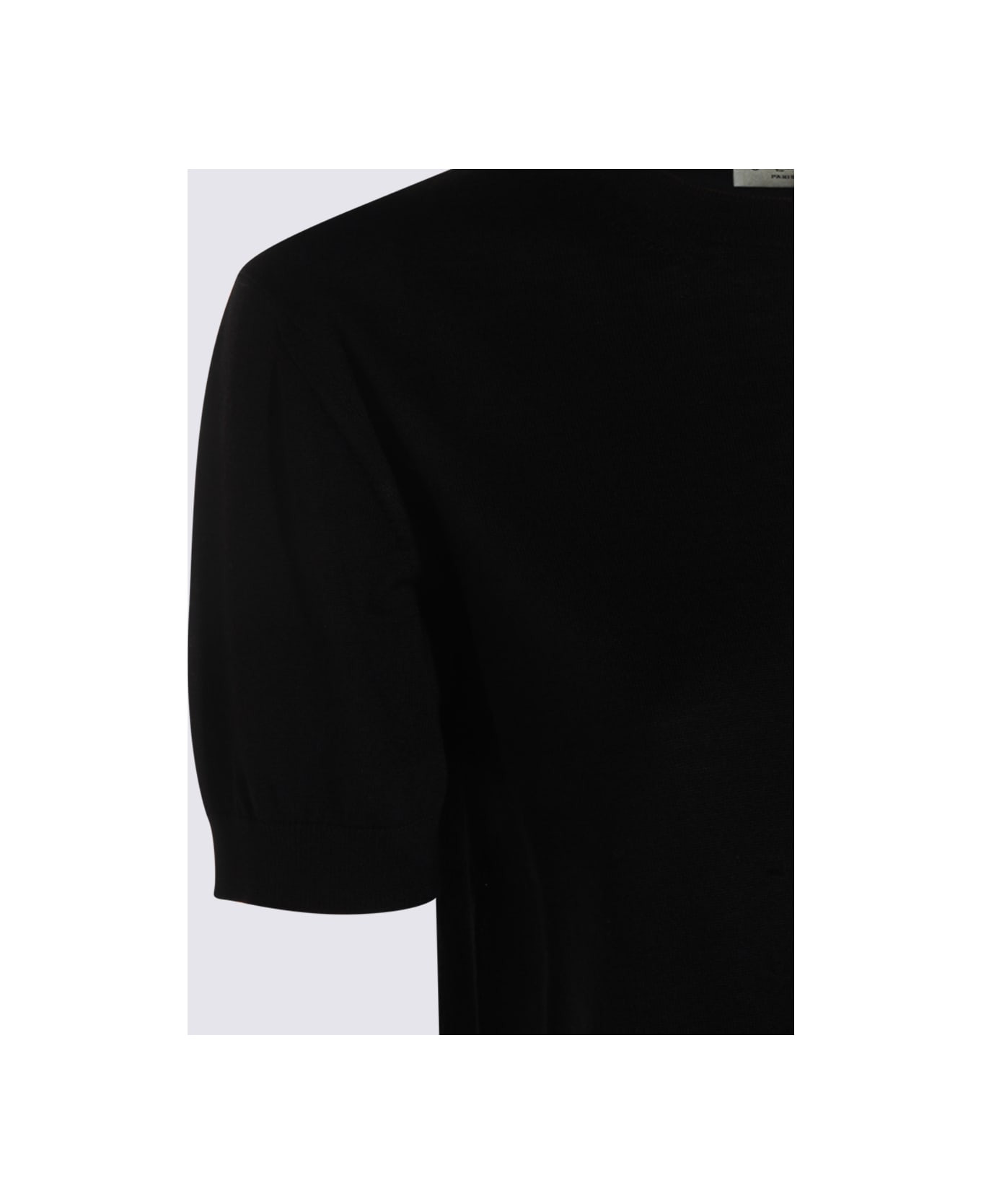 Black Wool Knitwear - 3