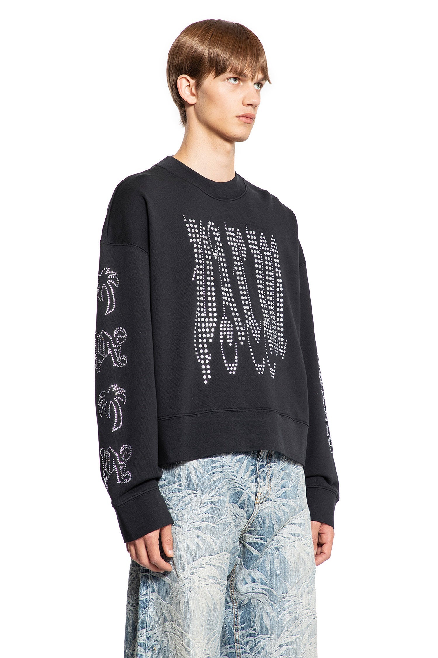 Studded-Gothic-Palm-Sweatshirt - 2