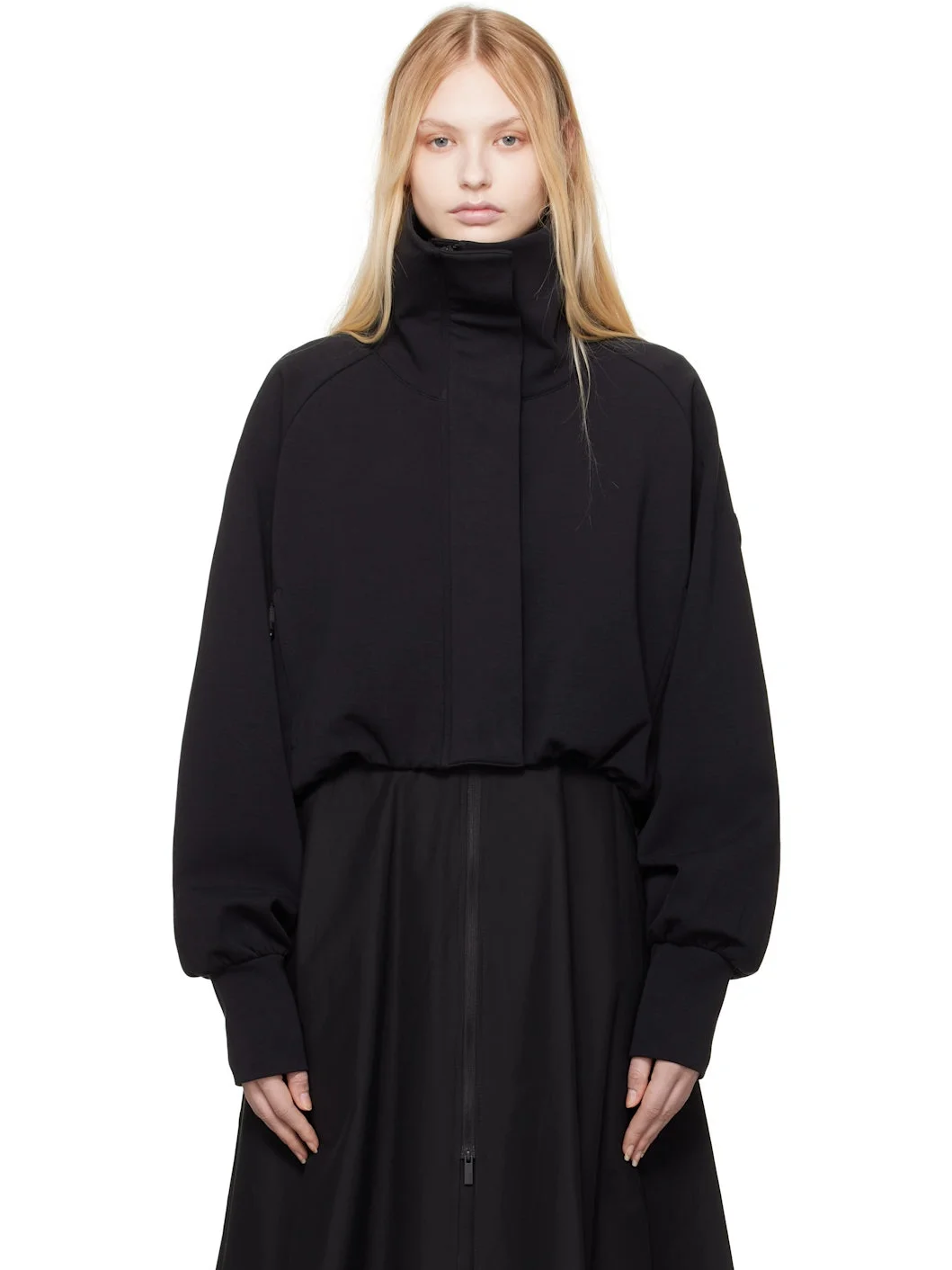 Black Zip Up Jacket - 1