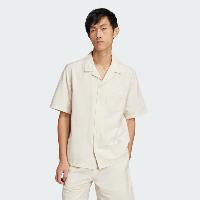 adidas Essentials Seersucker Short Sleeve Shirt outlook