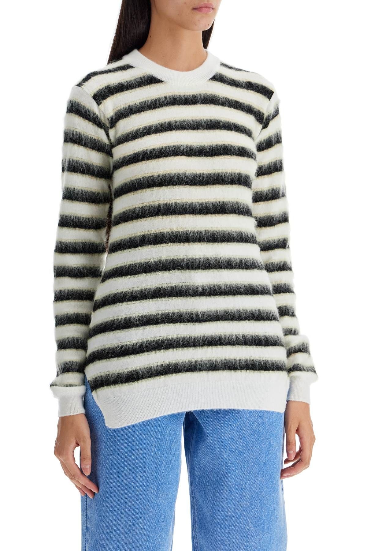 STRIPED CREWNECK PULLOVER - 3