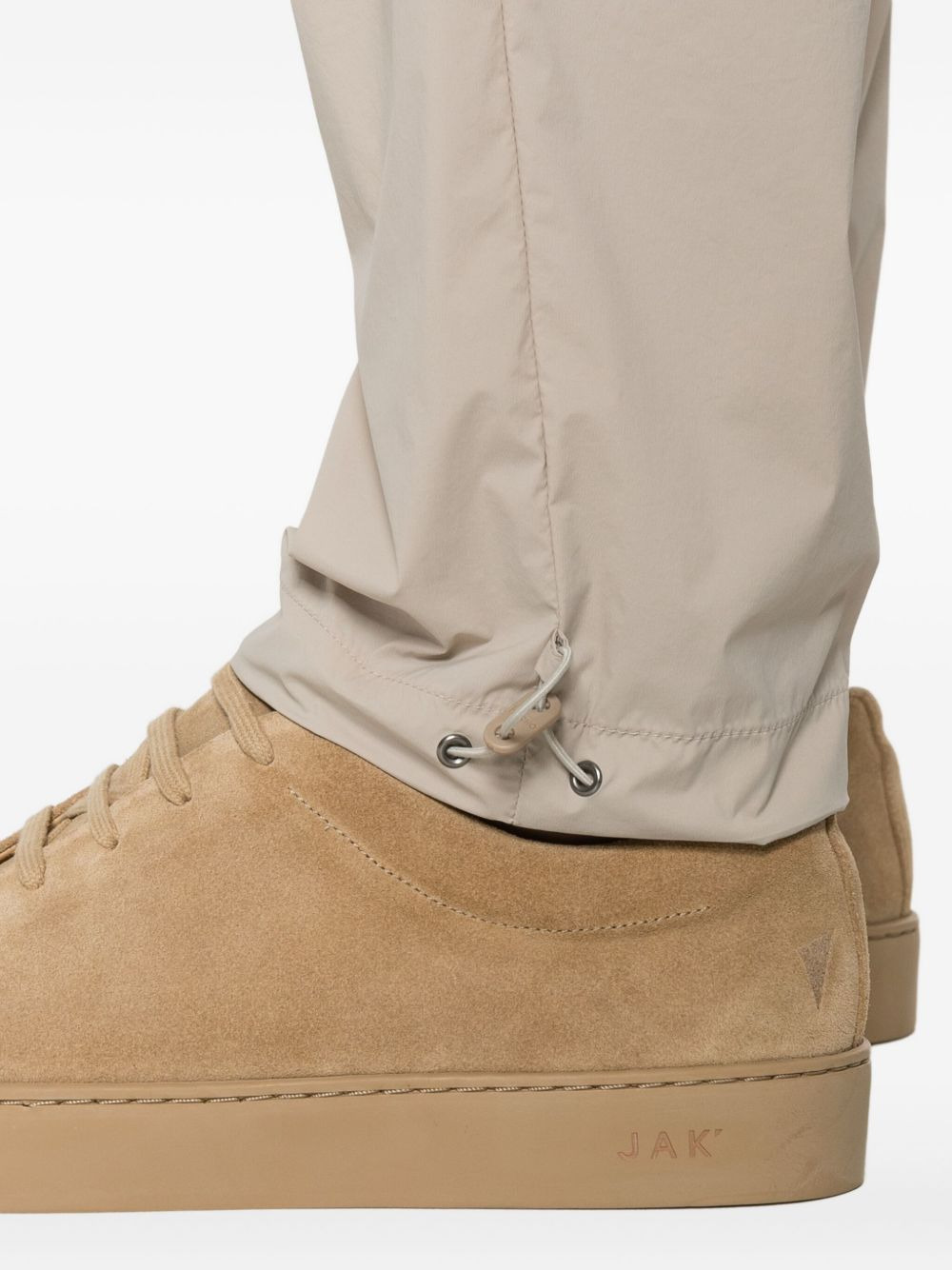 drawstring pleated trousers - 5