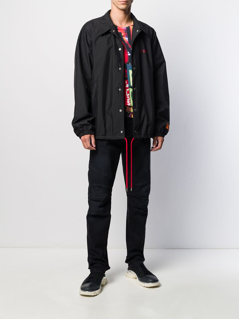 Neil Barrett neon signs-print T-shirt outlook