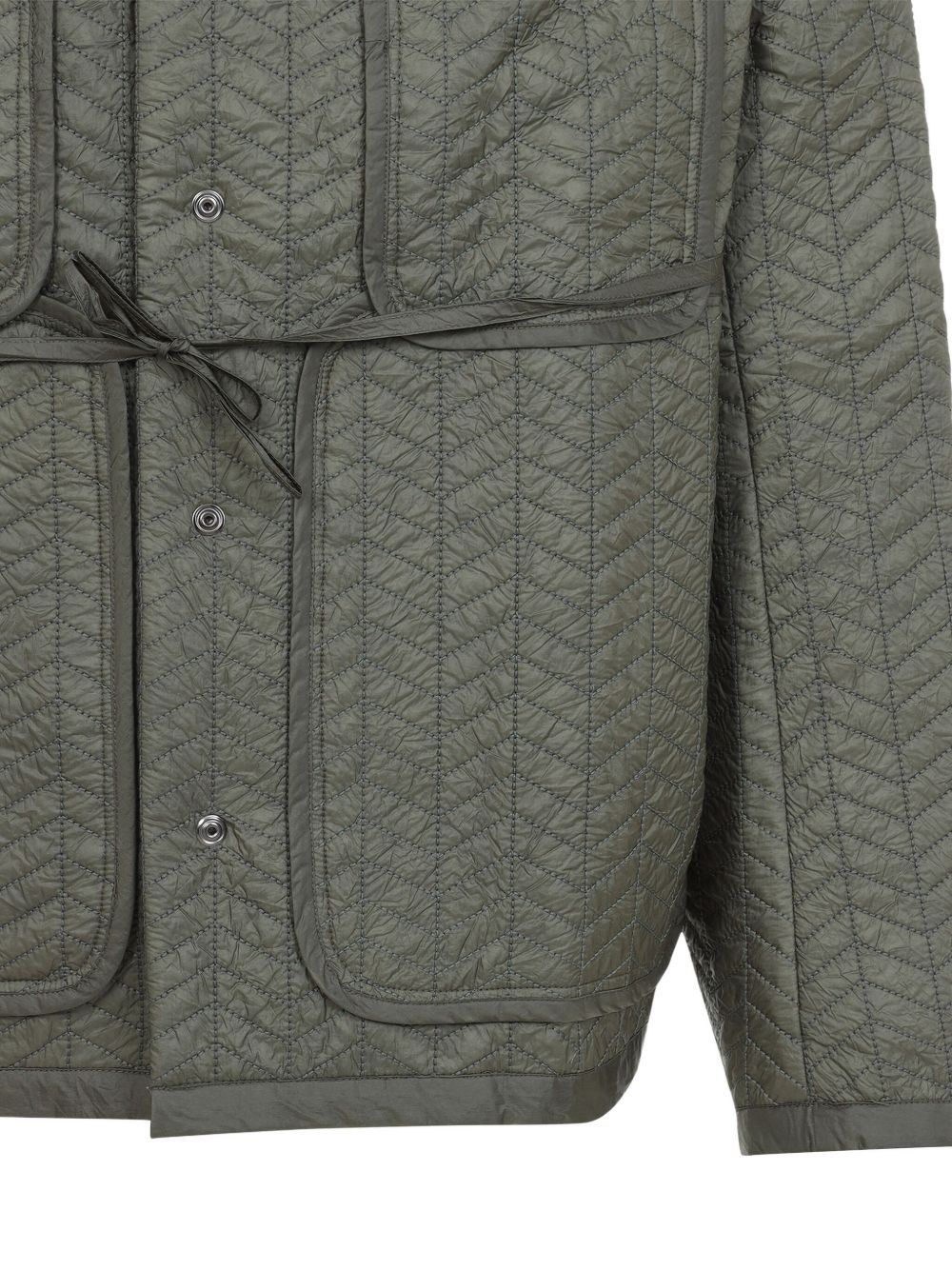 cotton-blend shirt jacket - 3