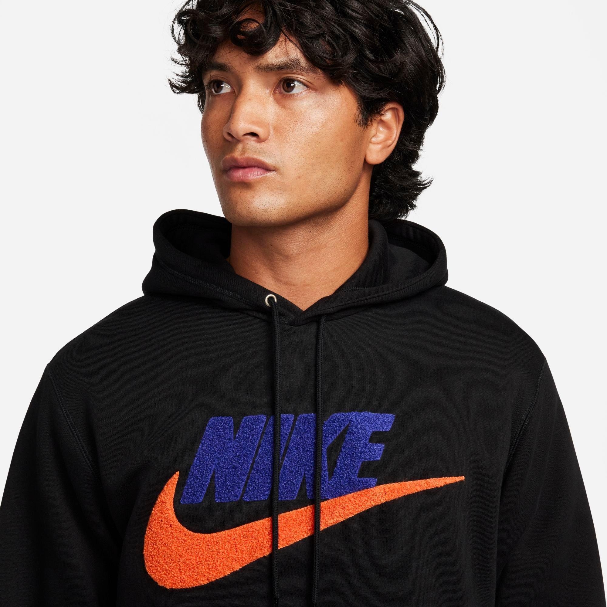 MEN'S NIKE CLUB FLEECE CHENILLE FUTURA PULLOVER HOODIE - 4