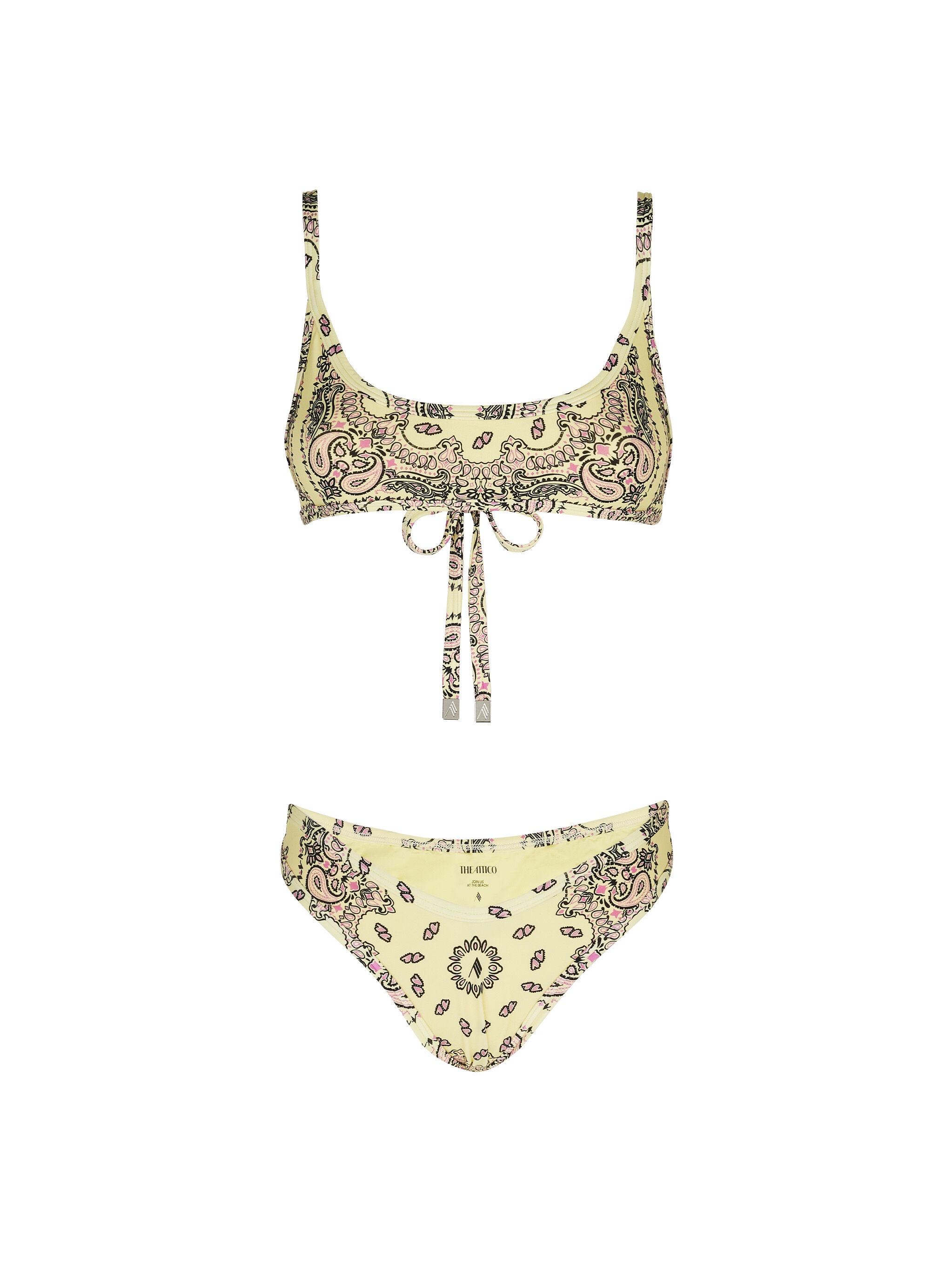 BANANA, BLACK AND FUCHSIA BIKINI - 1