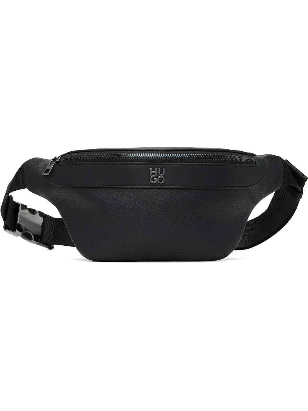Black Logo Hardware Belt Bag - 1