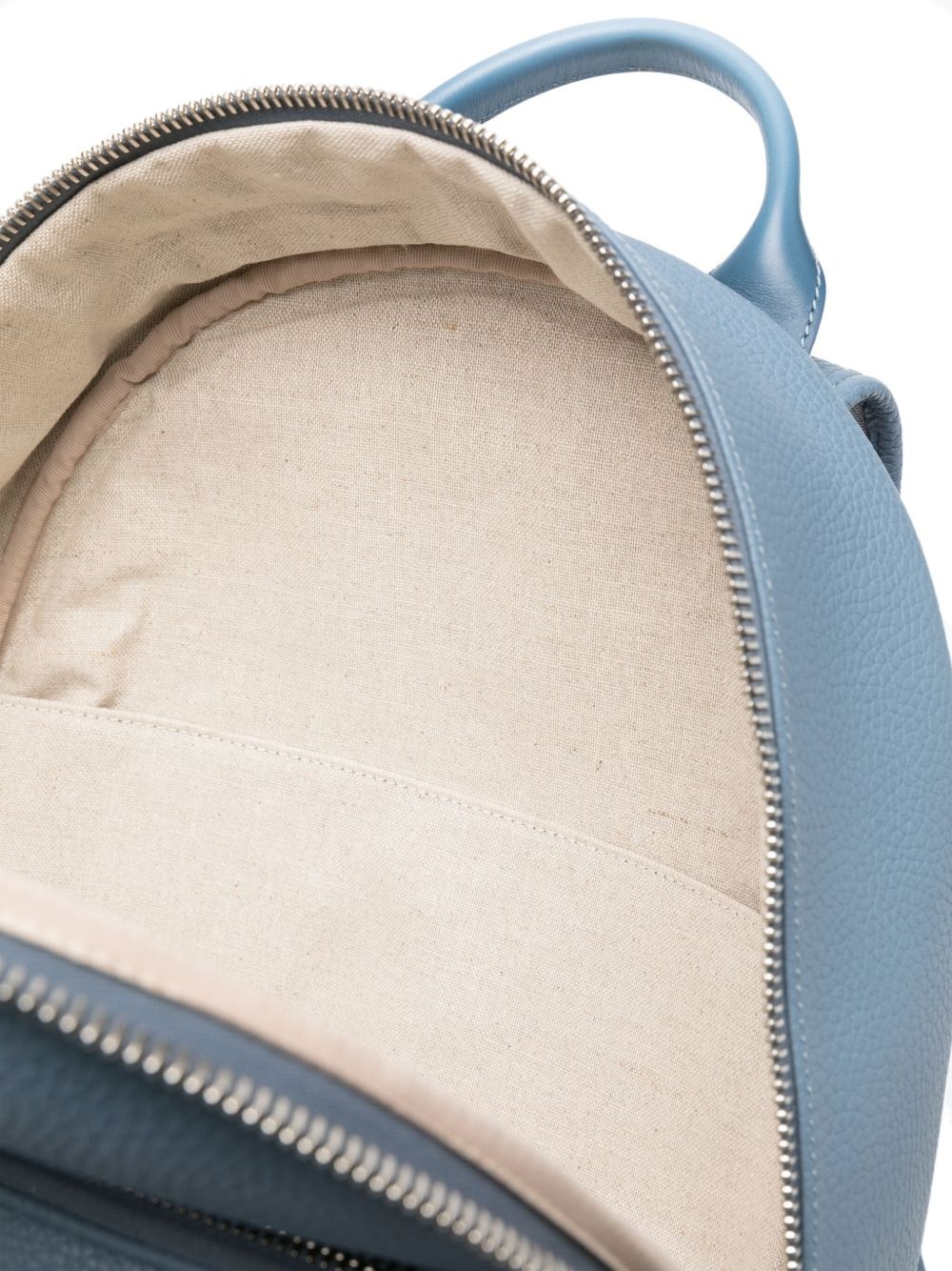 pebbled-leather backpack - 5