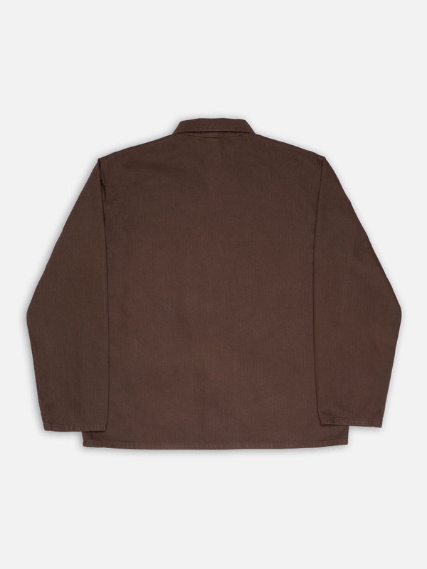 Buddy Herringbone Chore Jacket Walnut - 4