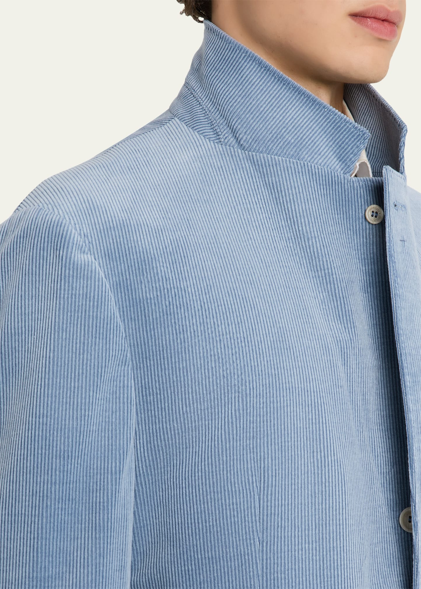 Men's Cotton and Cashmere Corduroy Sport Coat - 6
