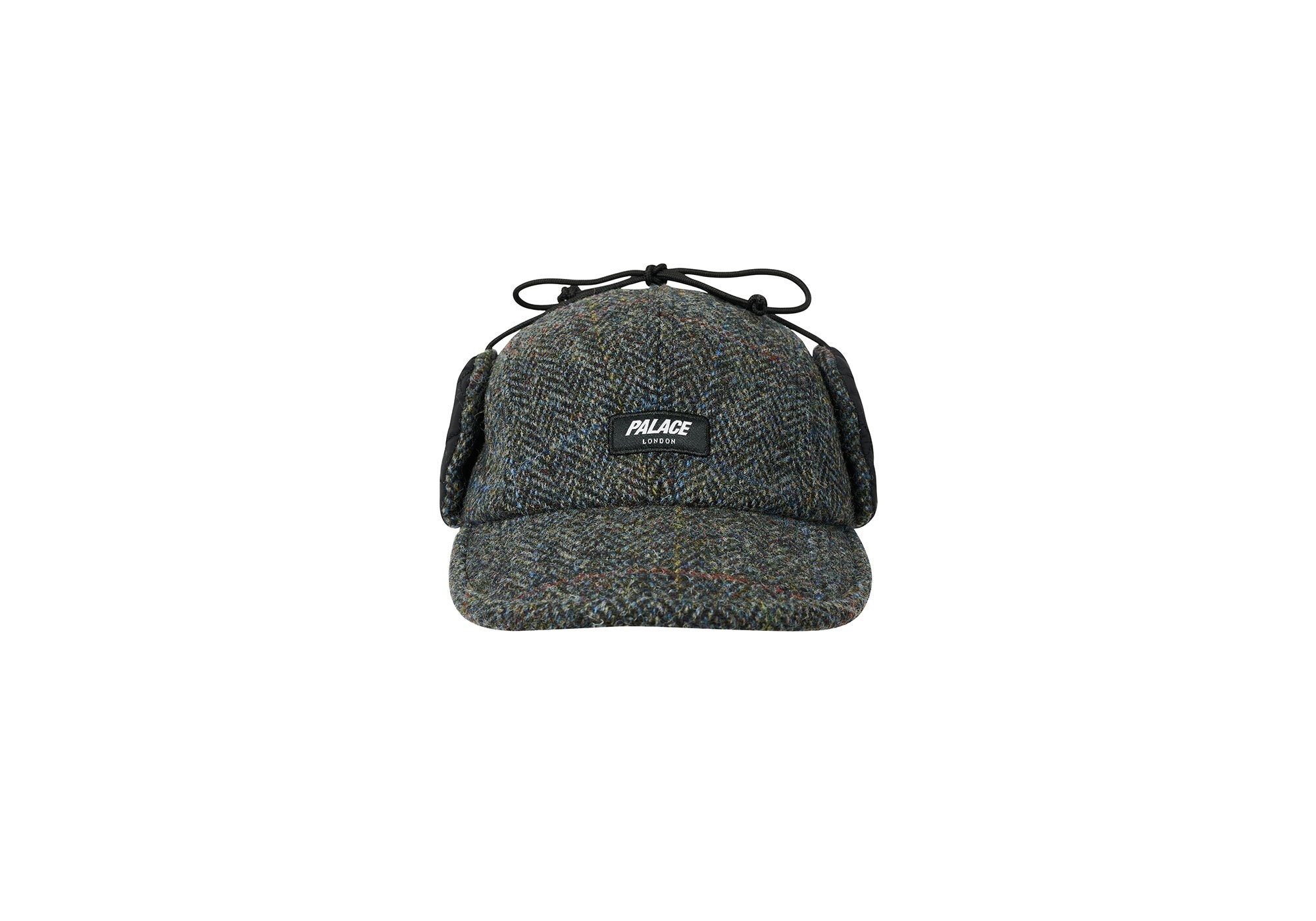 HARRIS TWEED EARFLAP 4-PANEL GREY - 3