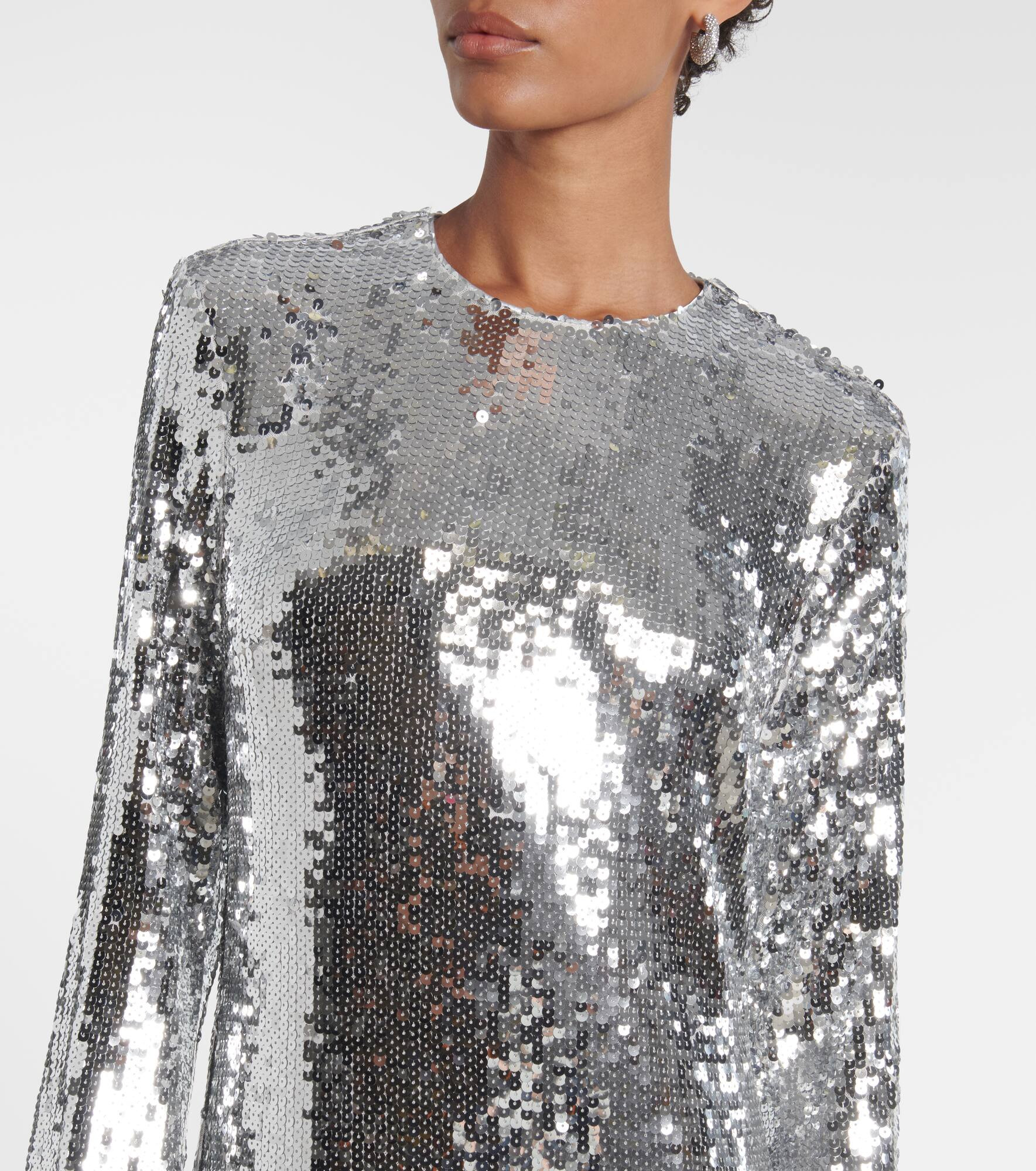 Sequined maxi dress - 4