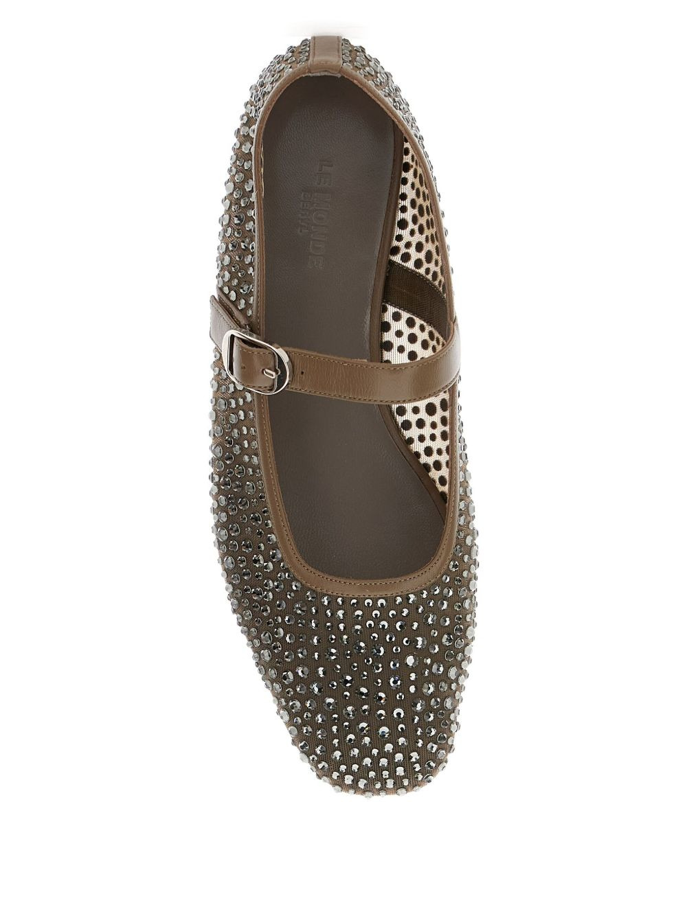 embellished mary jane ballet flats - 4