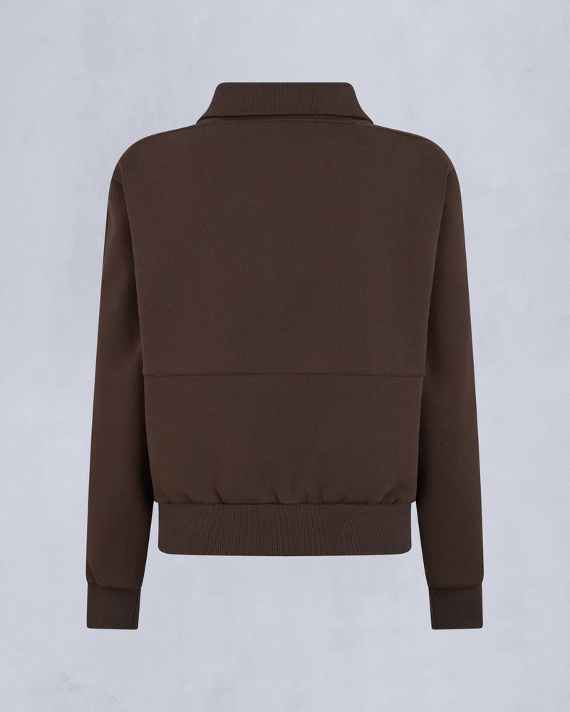 MIX MEDIA QUARTER ZIP SWEATER 6