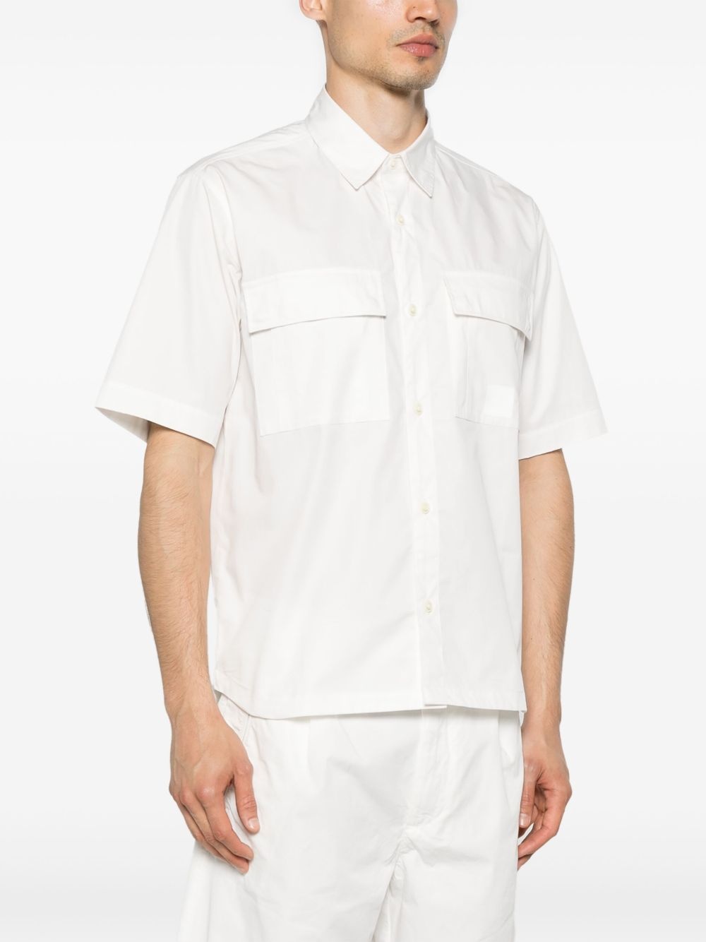 gabardine shortleeved shirt - 3