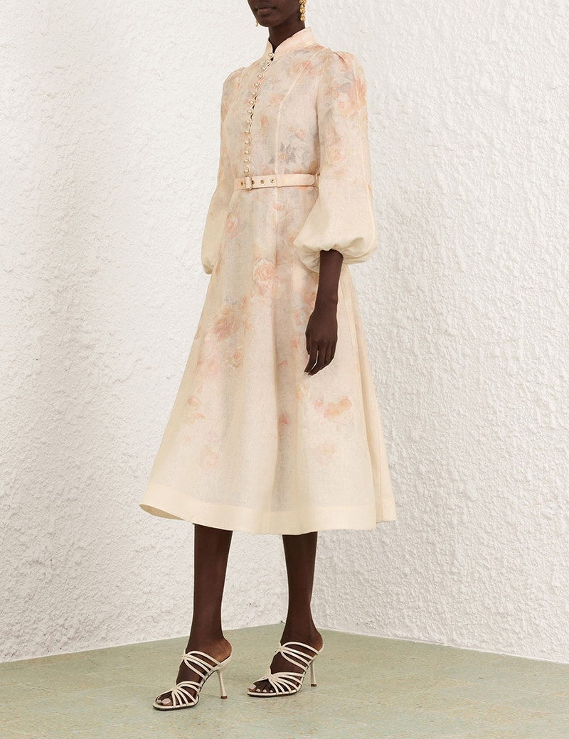 CRUSH BUTTONED MIDI DRESS 8