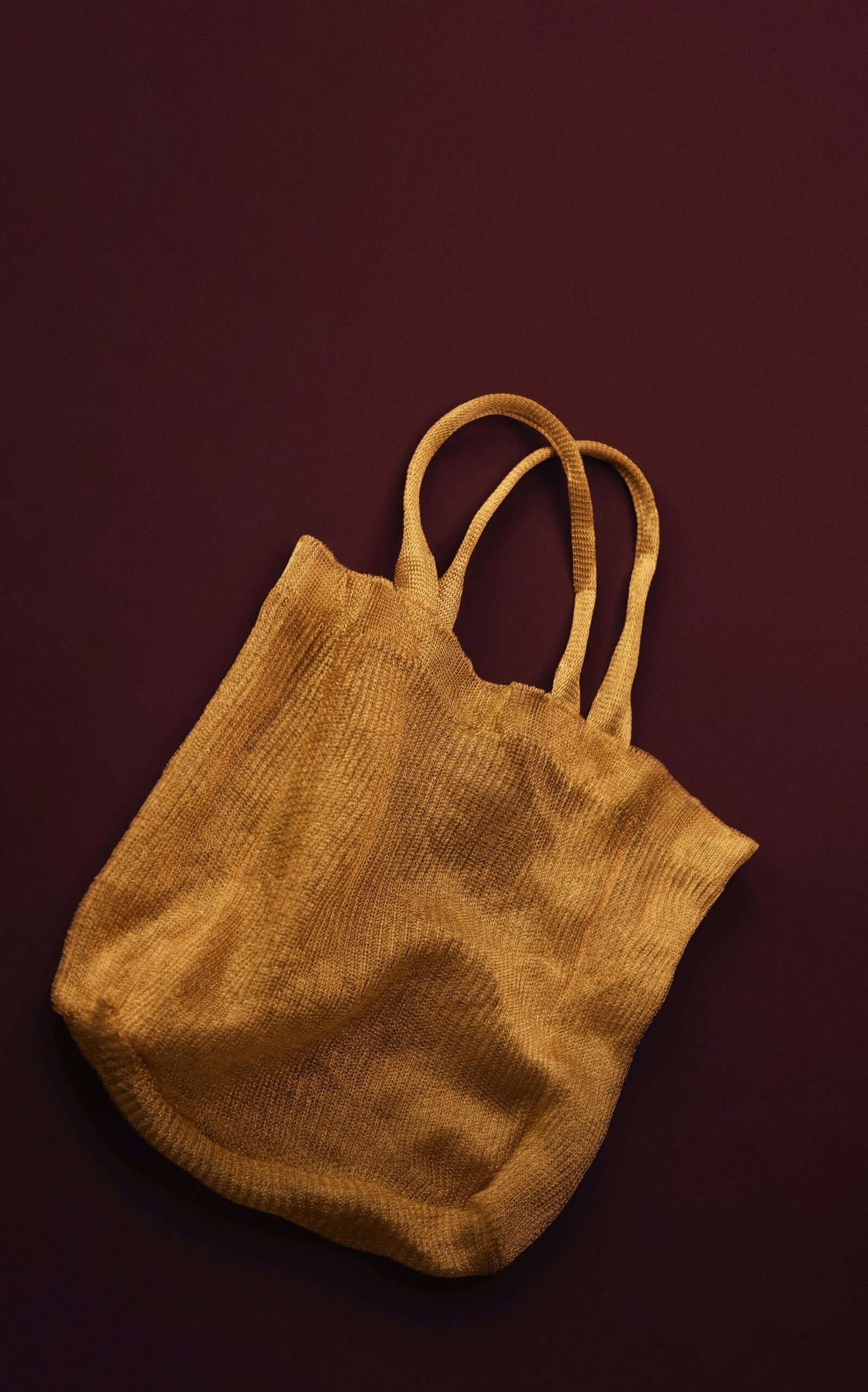 Imogen Knit Mini Tote Bag gold - 2