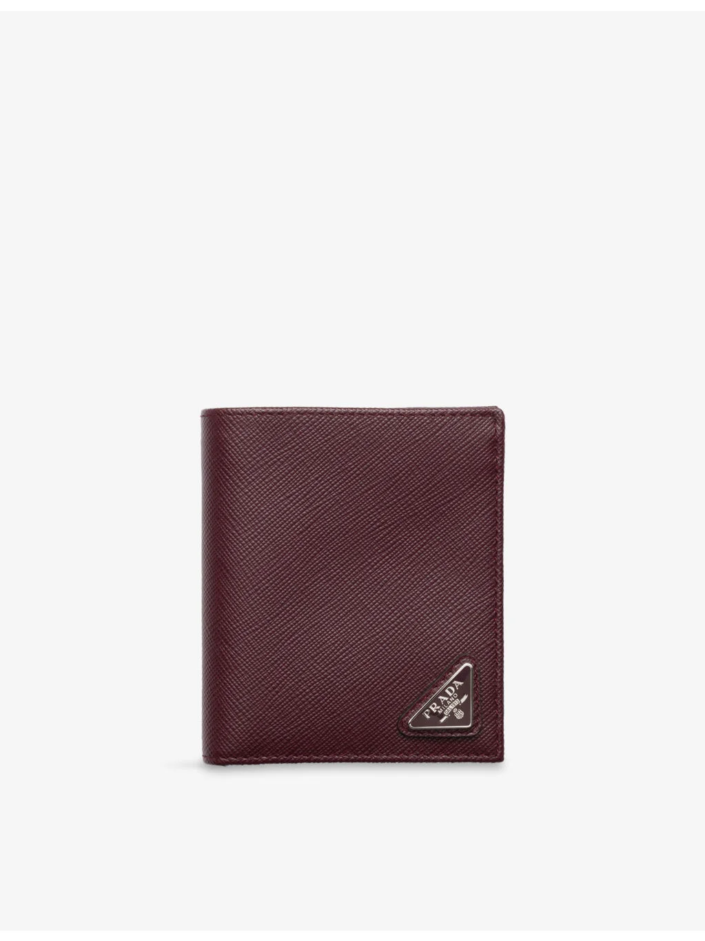 Logo-plaque leather wallet - 1