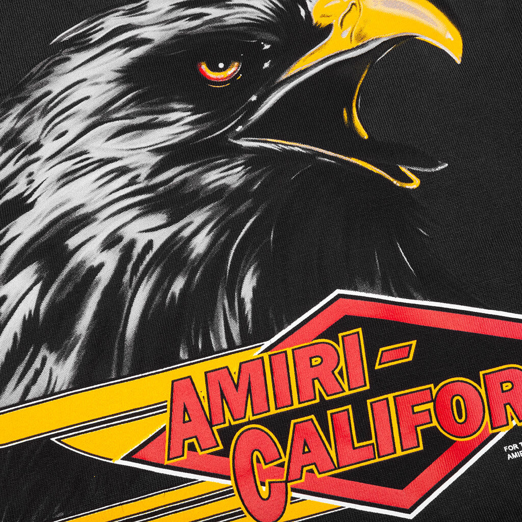 AMIRI EAGLE OVERSIZED TEE - BLACK - 3