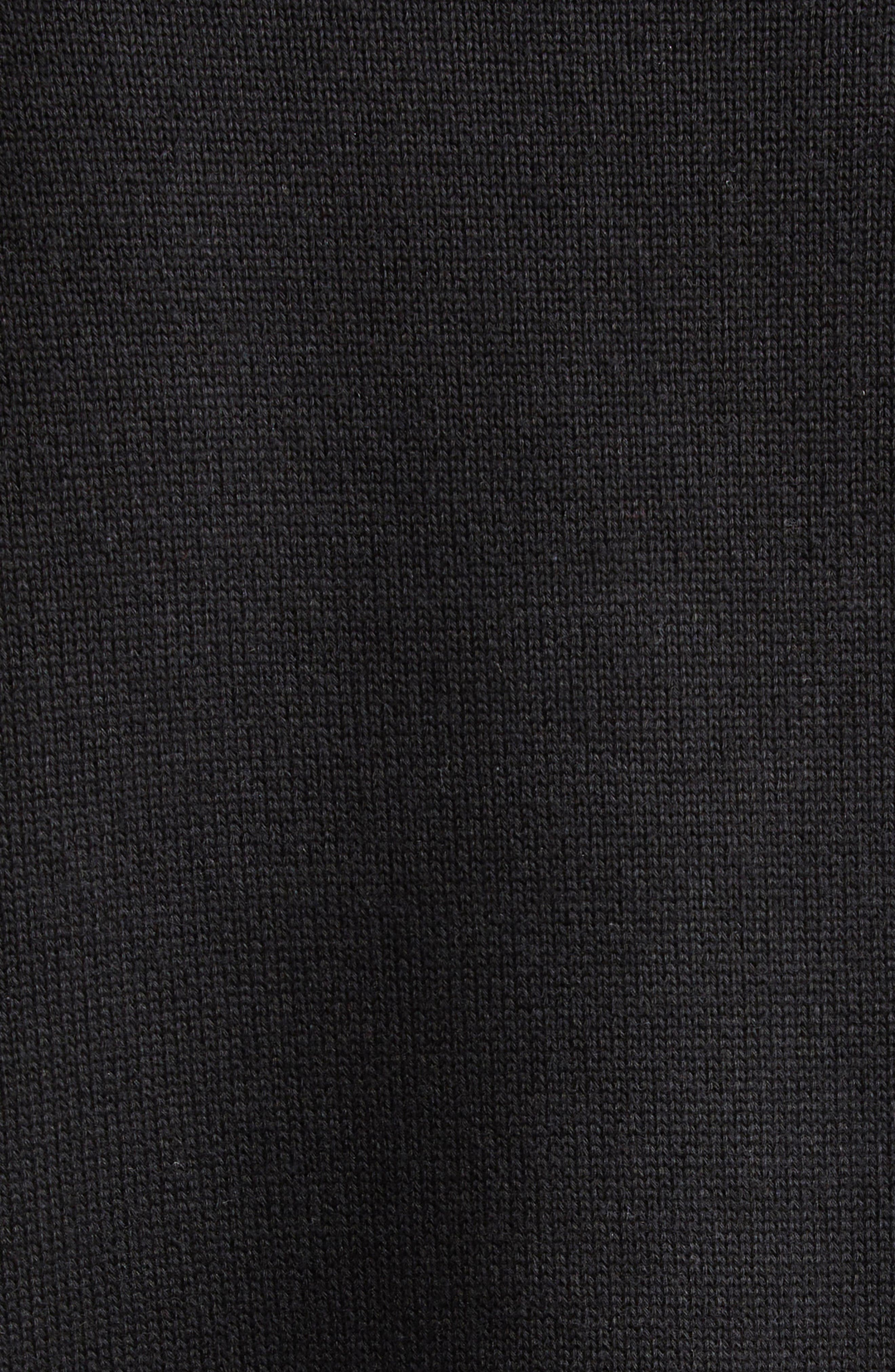 Moncler Flounce Hem Cardigan in Black at Nordstrom - 6