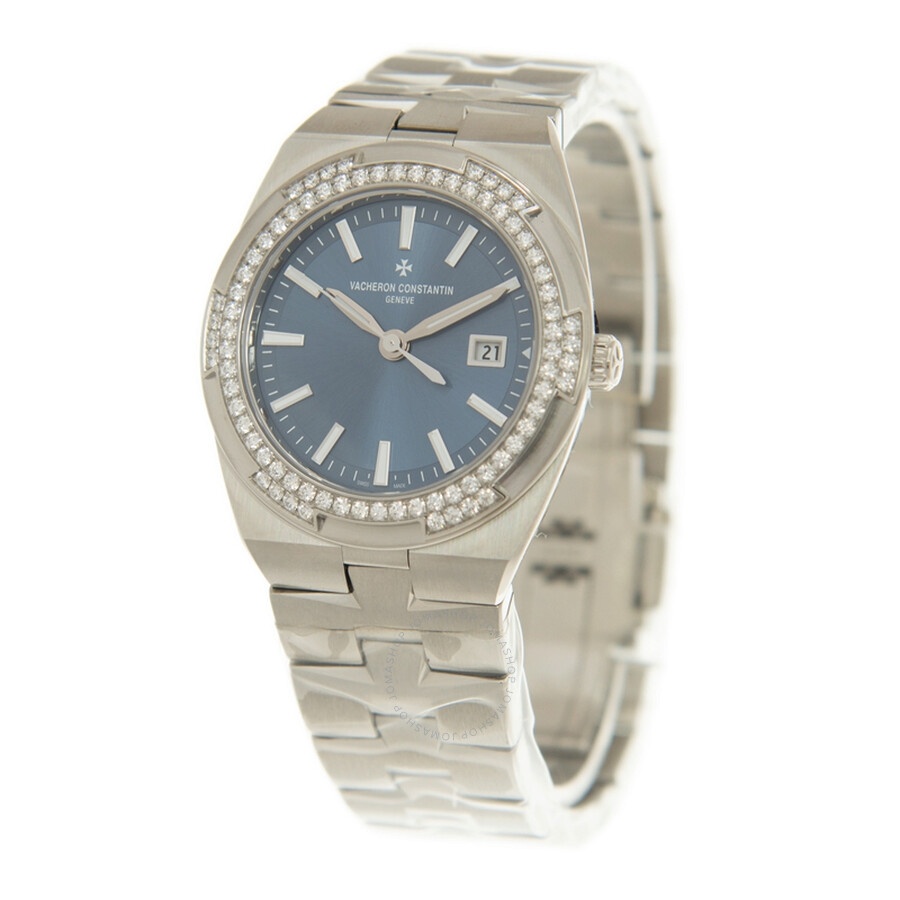 Vacheron Constantin Overseas Quartz Diamond Blue Dial Ladies Watch 1205v/100A-B590 - 3