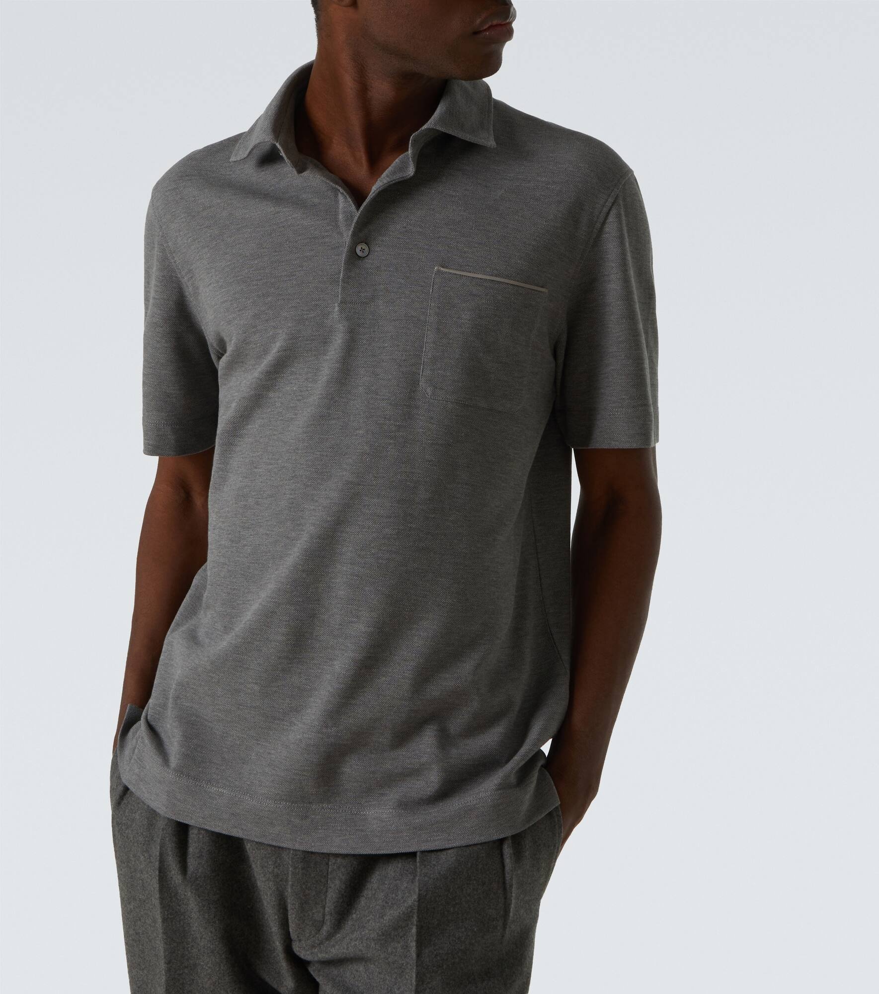 Cotton polo shirt - 5