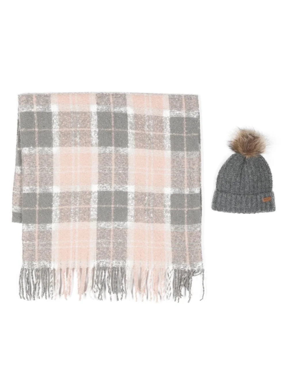 Saltburn beanie and tartan scarf (set of two) - 1