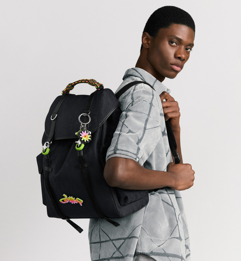 Dior DIOR AND LEWIS HAMILTON Dior Hit the Road Backpack with Flap outlook