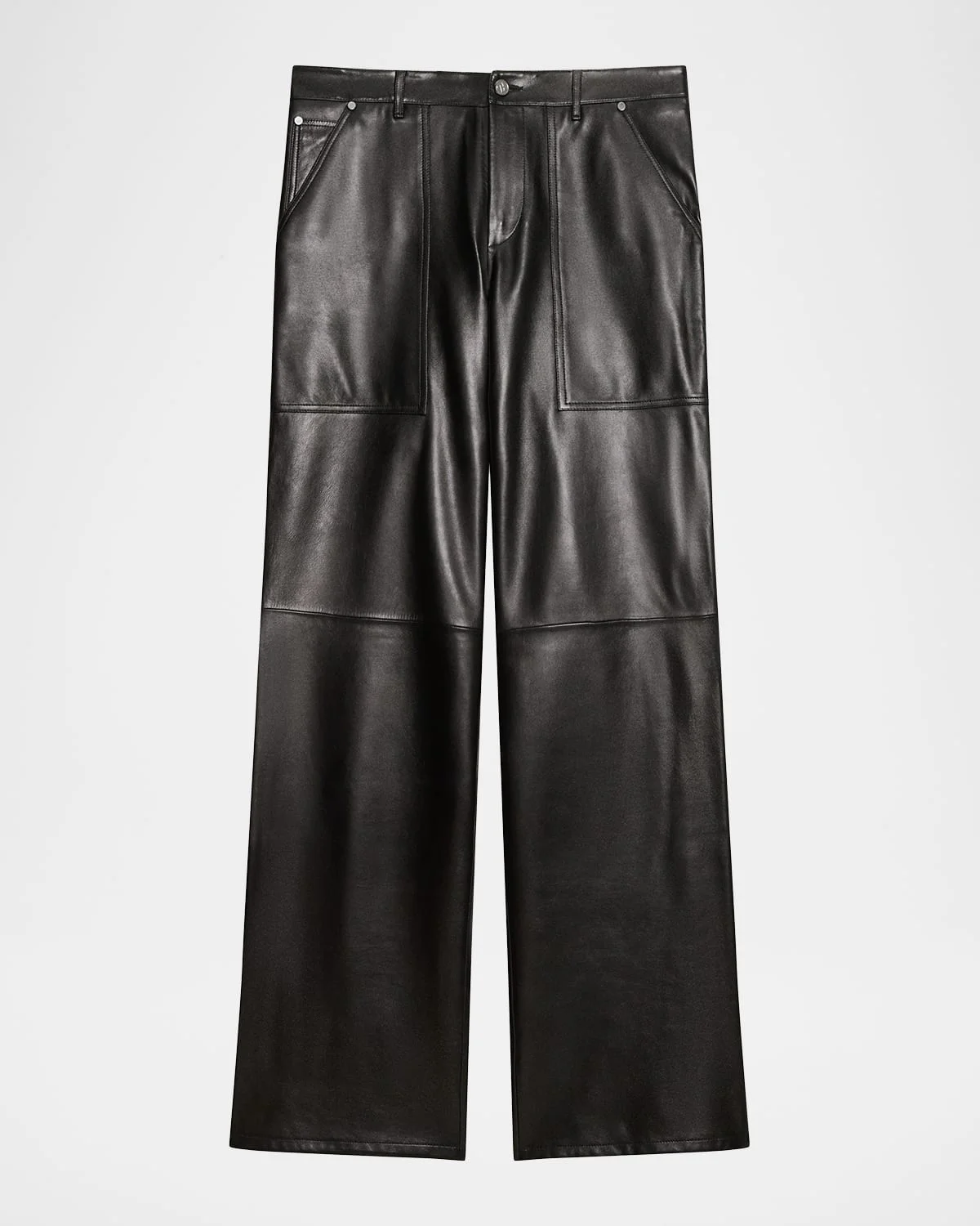 Men's Leather Utlity Pants - 1