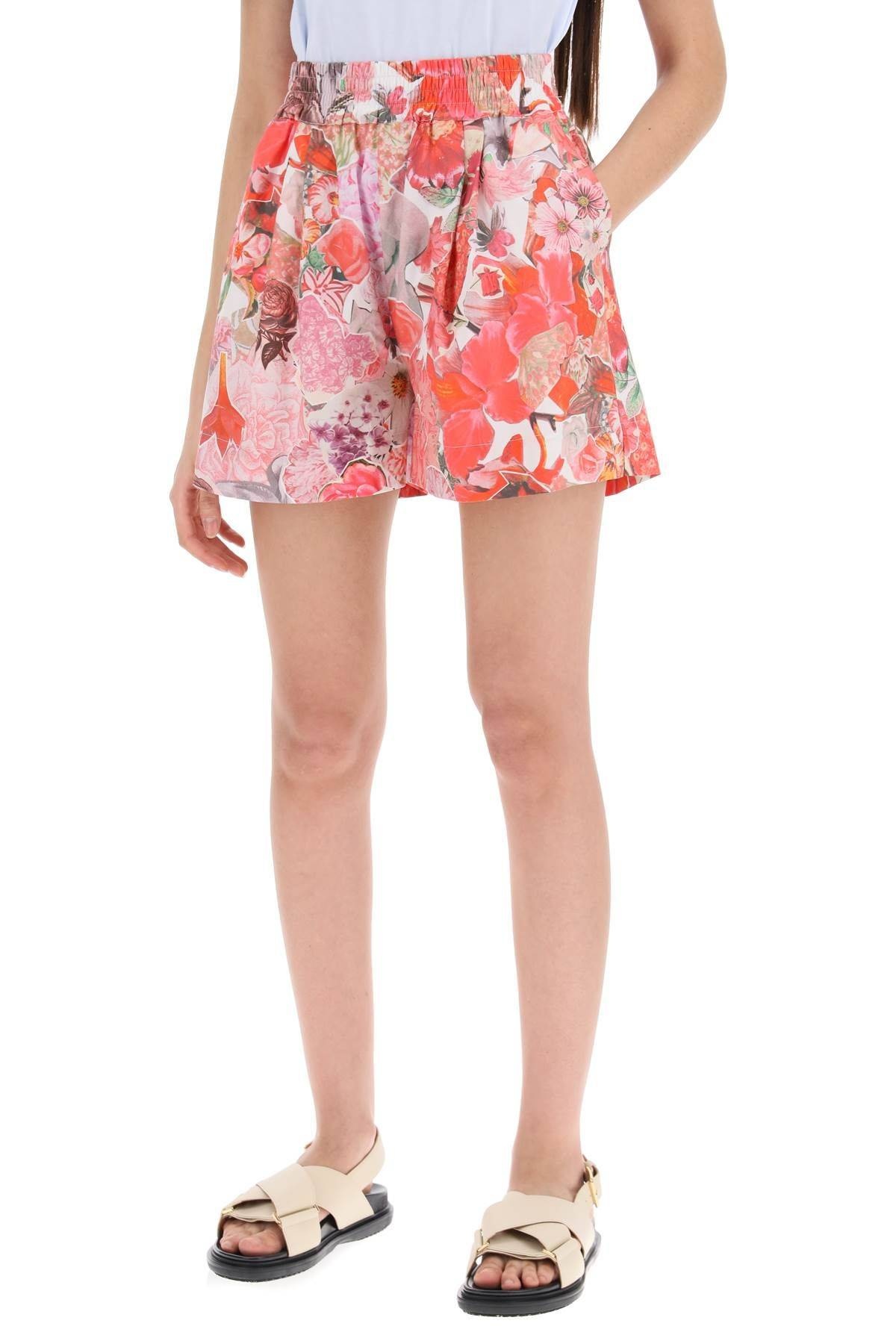 FLORAL PRINT SHORTS - 5