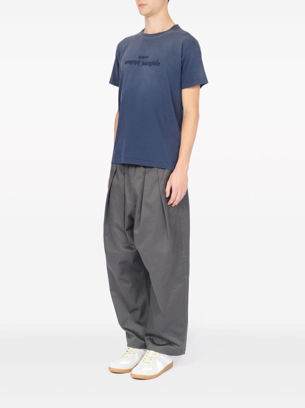 Reverse Logo cotton T-shirt - 5