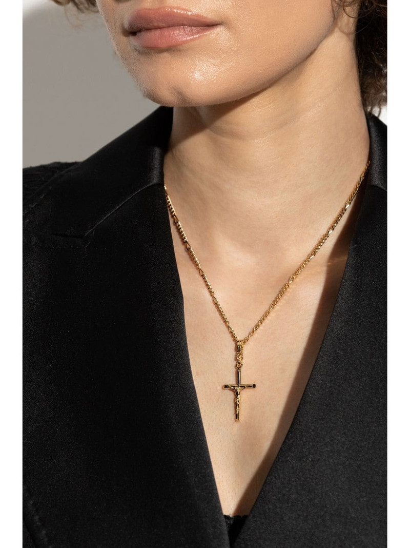 Dolce & Gabbana cross pendant necklace outlook