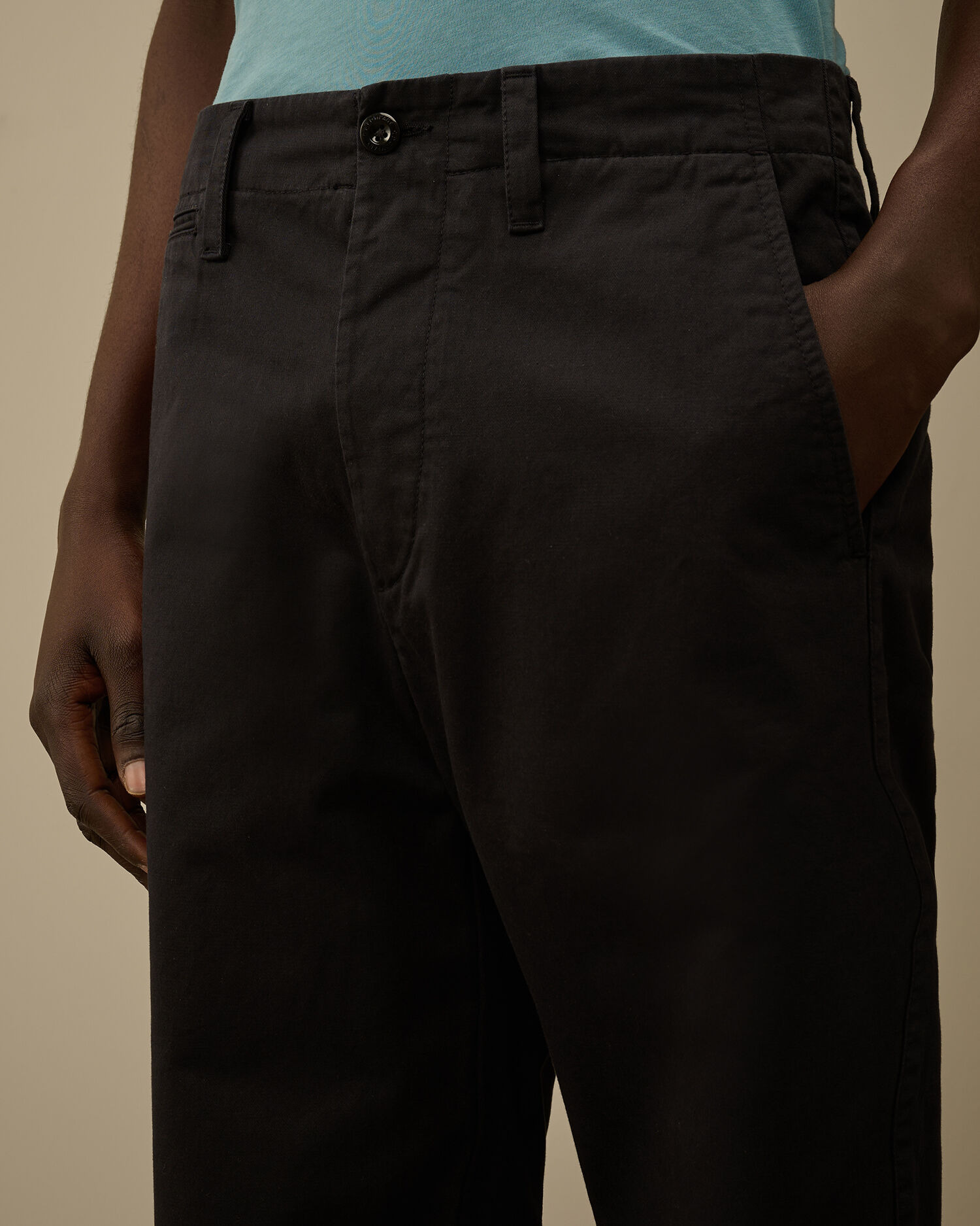 Cotton Gabardine Regular Chino Pants - 5