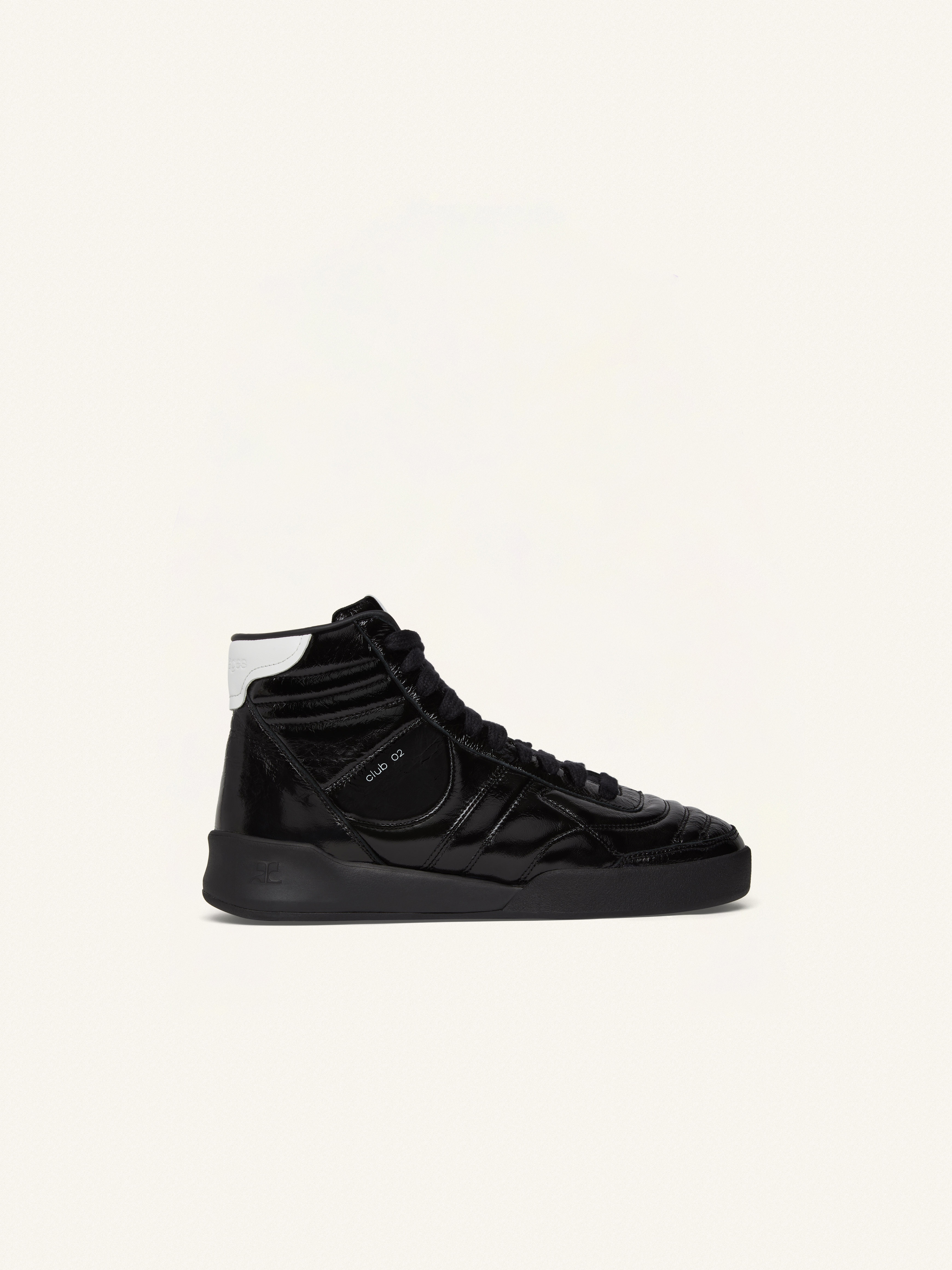 CLUB02 MID NAPLACK LEATHER SNEAKERS - 1