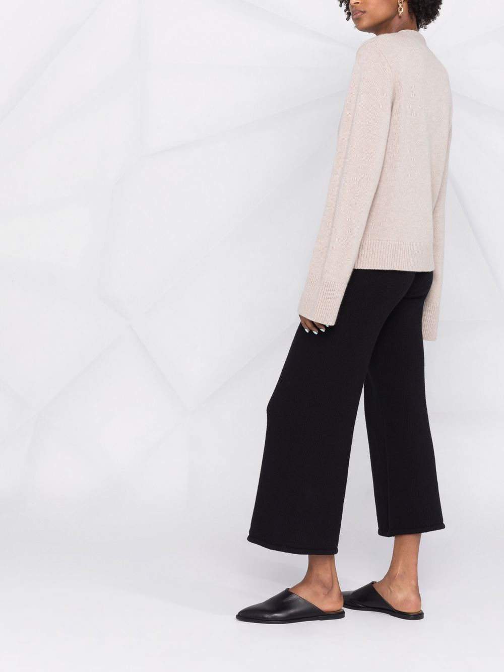button-down knit cardigan - 4