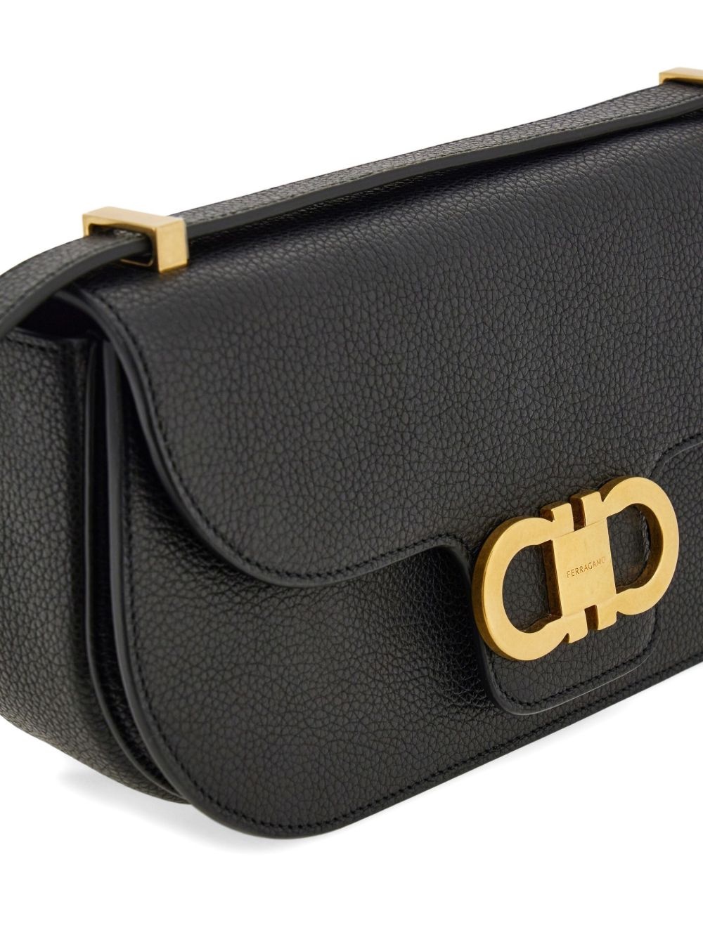 Double Gancini cross body bag - 5