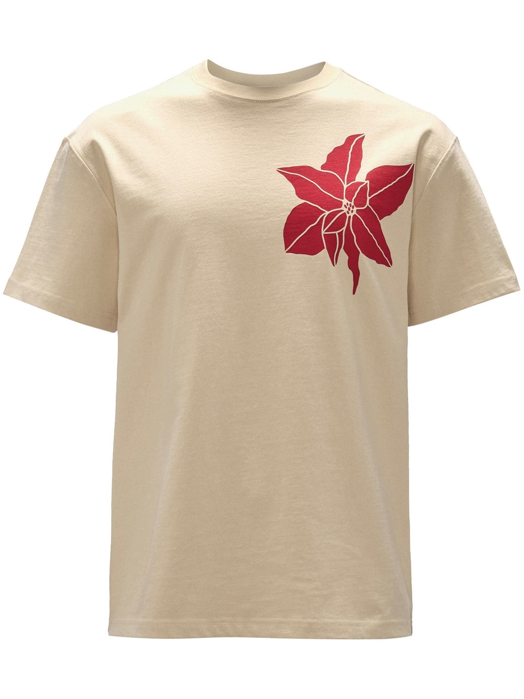 Flower Print T-Shirt - 1