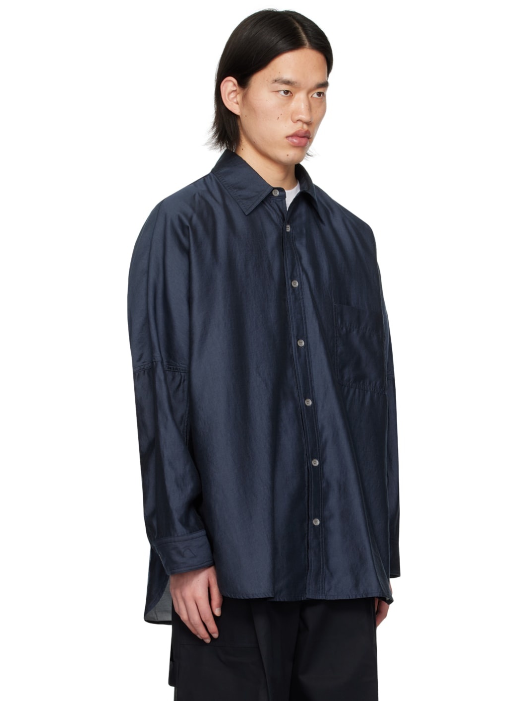 Navy Patch Pocket Shirt - 2