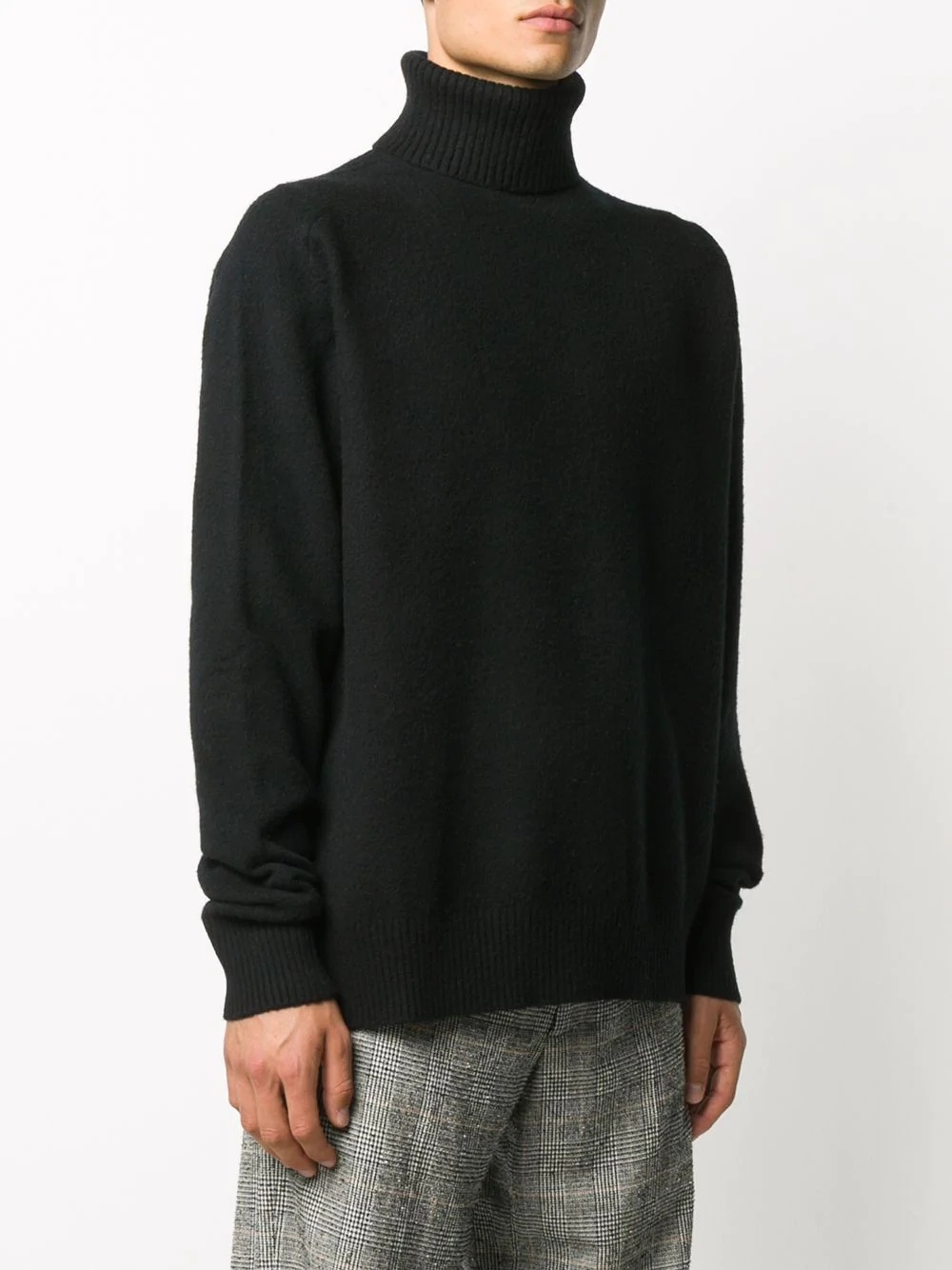 logo roll-neck jumper - 3