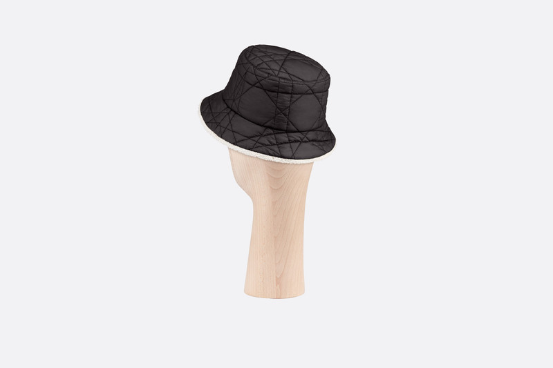 Dior Teddy-D Macrocannage Small Brim Bucket Hat outlook