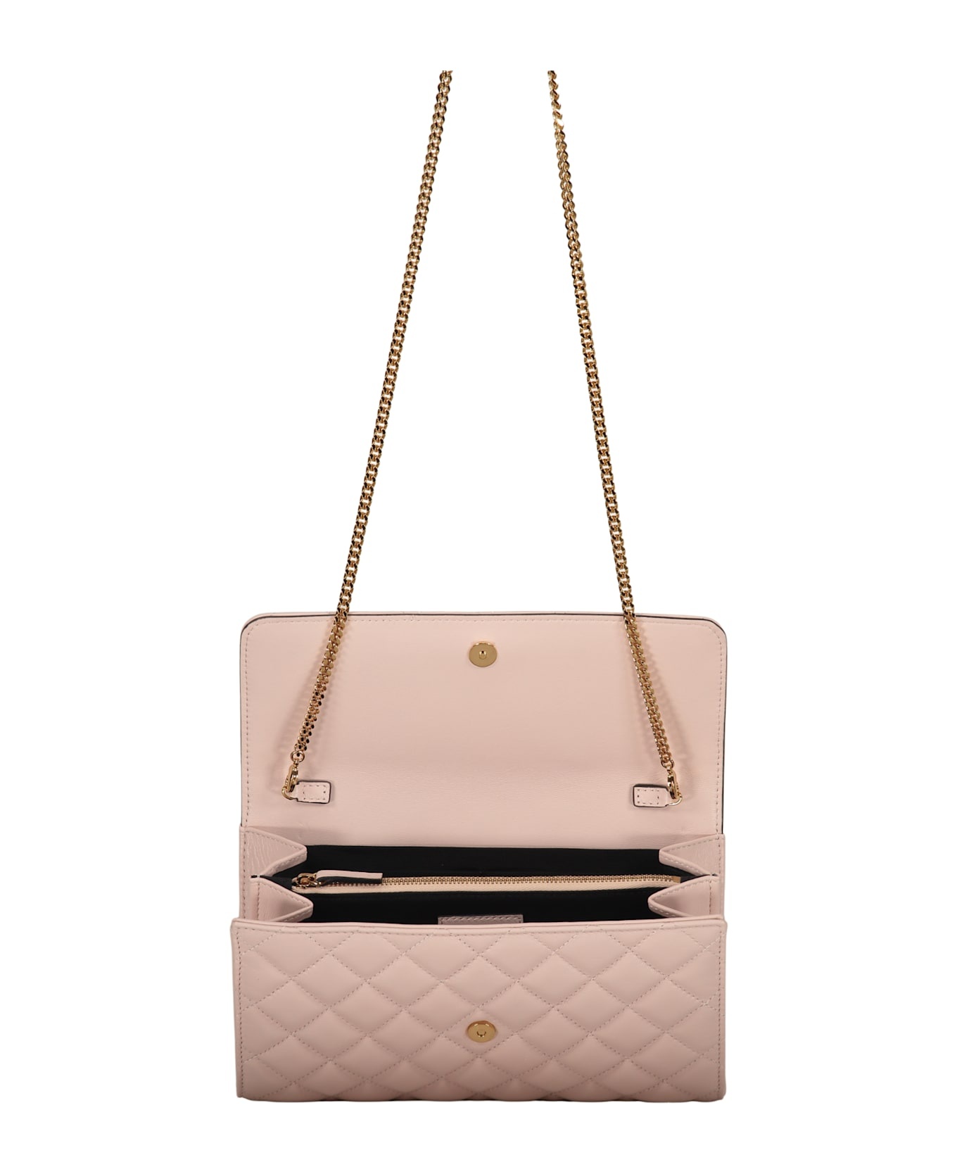 Leather Clutch With Logo - 4
