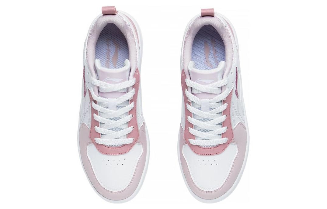 (WMNS) Li-Ning Xingchuan Skate Sneakers 'White Pink' AGCT148-5 - 5