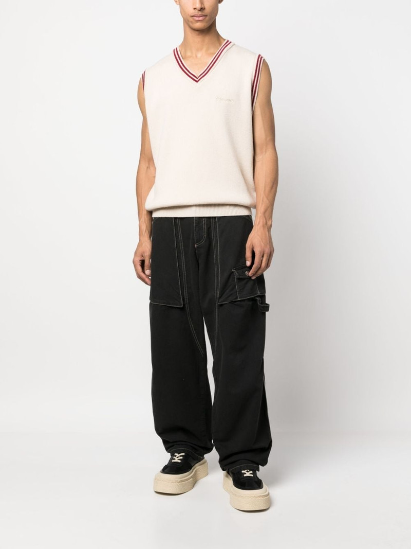 Isabel Marant multiple-pockets wide-leg trousers outlook