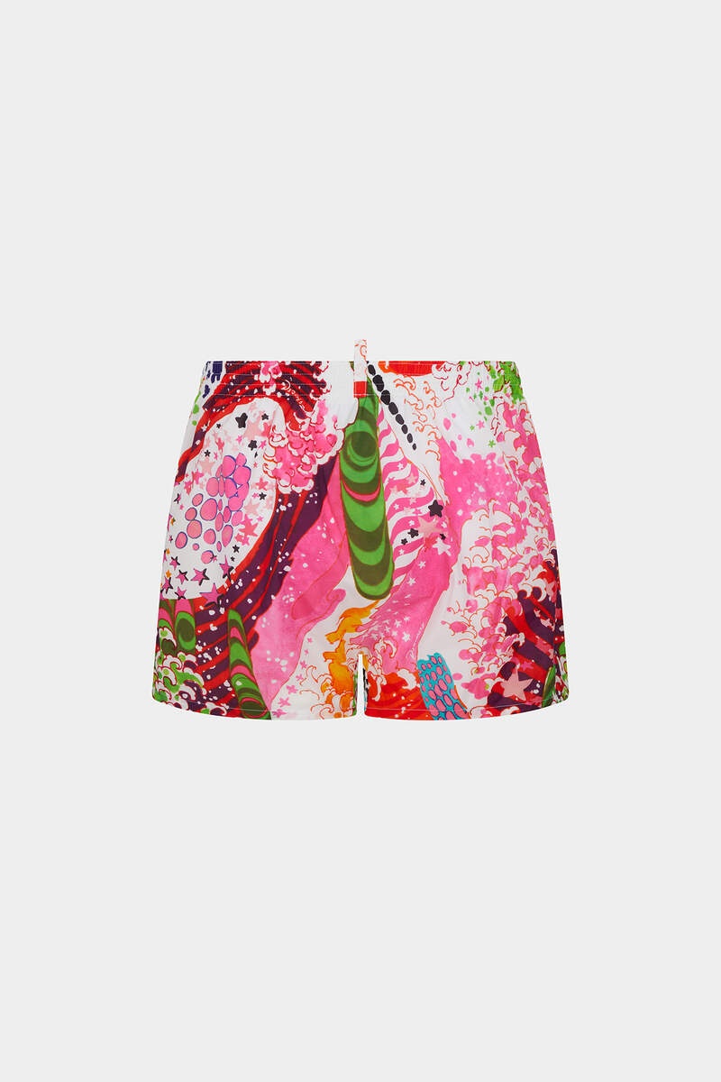 ALL OVER PRINTED BOXER MIDI - 2